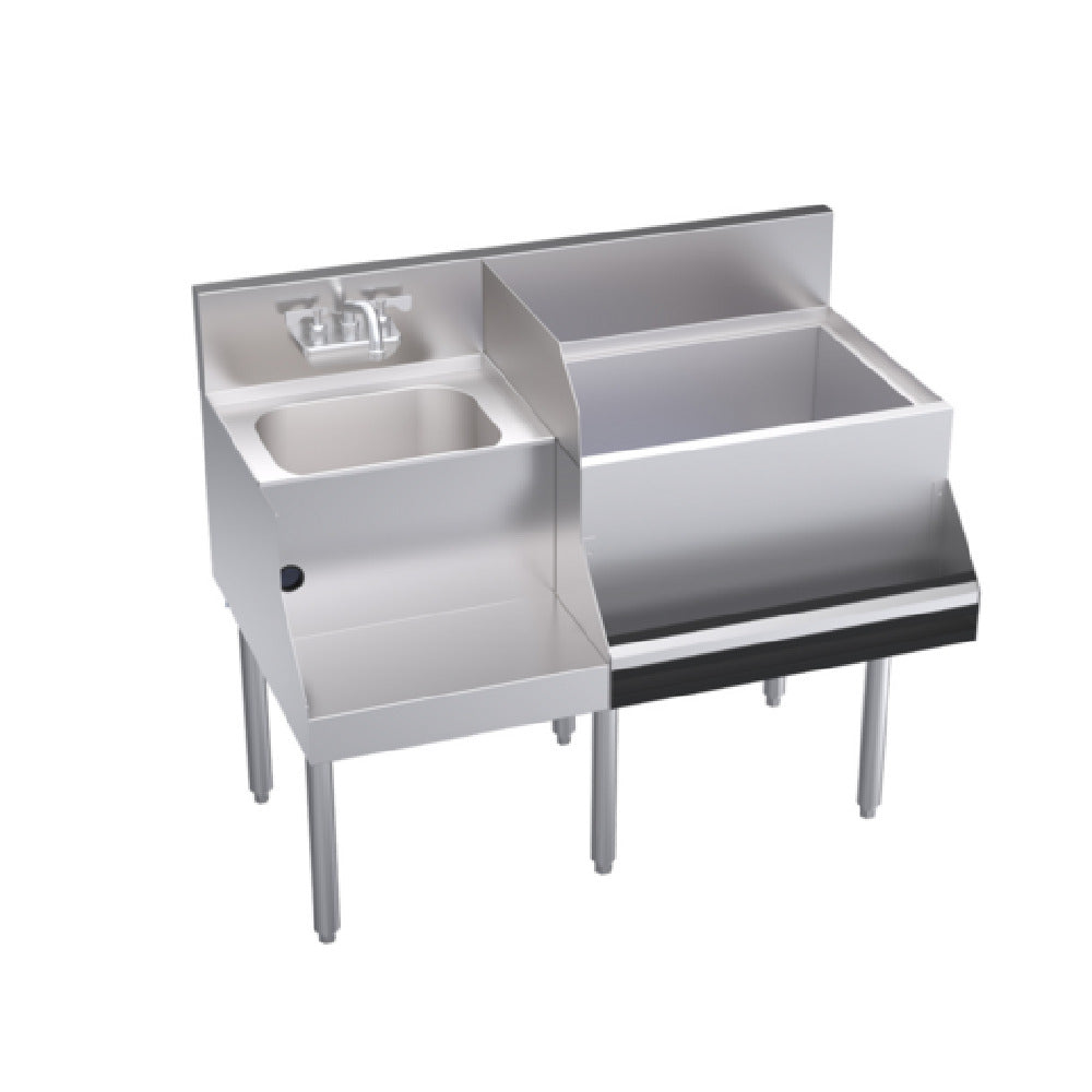 Krowne KR24-W42R-10 Royal Series Underbar Ice Bin/Cocktail Station With Blender Station