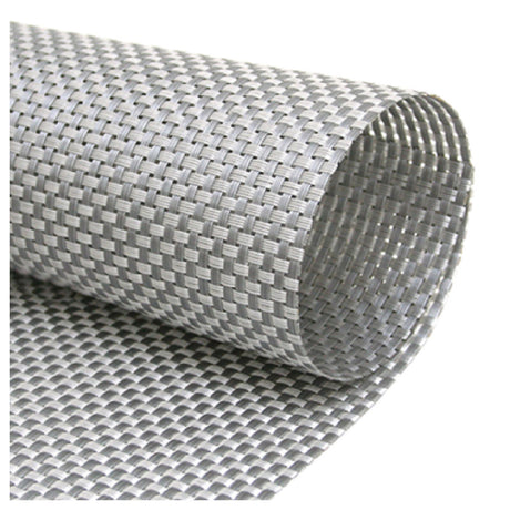 FOH XPM075SIV83 Metroweave® Placemat 16" X 12" Rectangle