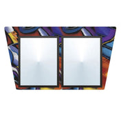 Hubert 93948 - Menu Board, 2-pocket, Wall-mount