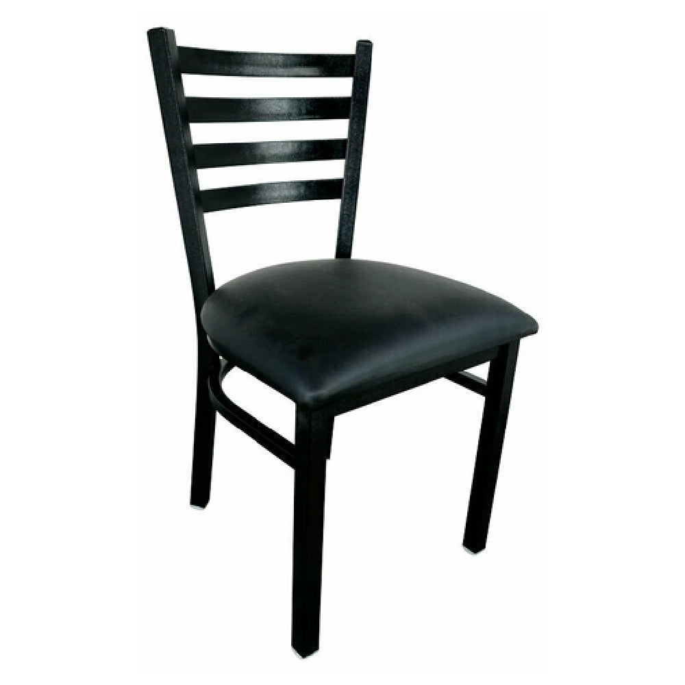 Omcan 47594+76554 (47594+76554) Side Chair Ladder Back Upholstered Vinyl Seat