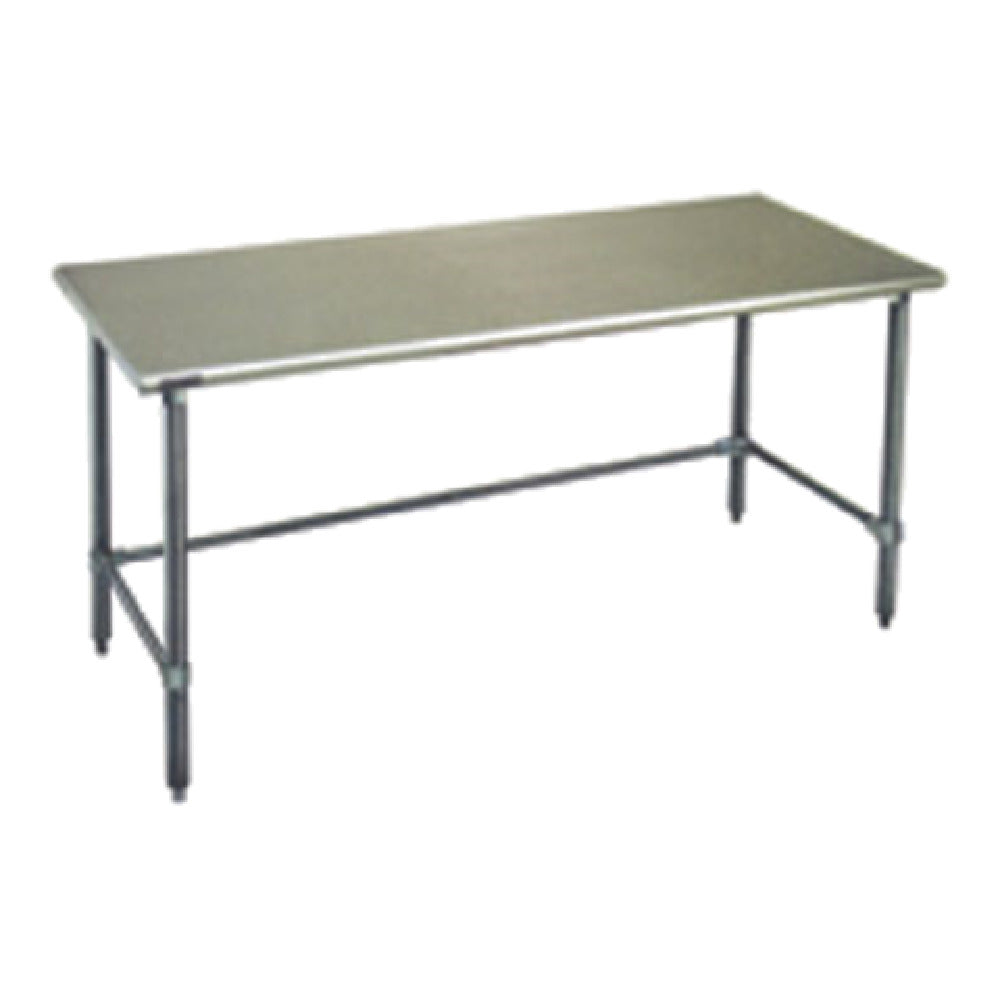 Eagle T30108GTEB Deluxe Series Work Table 108"W X 30"D 16/300 Series Stainless Steel Top