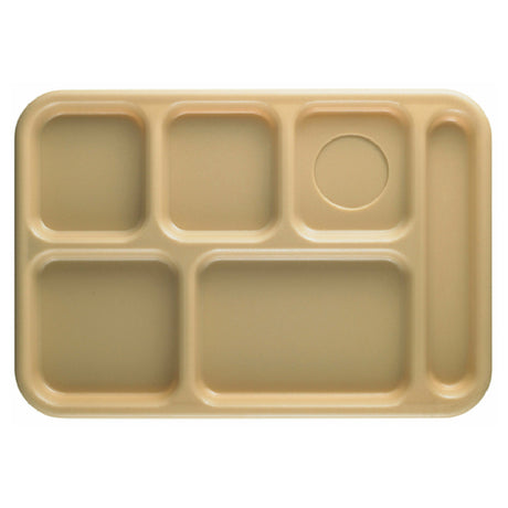 Cambro 10146CW133 Camwear® School Tray 6-compartment 10" X 14-1/2"