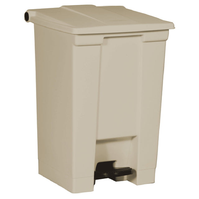 Rubbermaid FG614400BEIG - Step-On Container, 12 Gallon, 16-1/4" X 15-3/4"W X 23-5/8"H