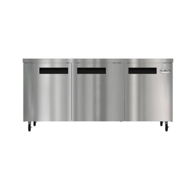 Koolmore KM-UCR-3DSS Under Counter Refrigerator Reach In Three-section