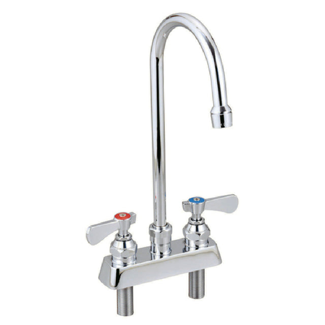 BK Resources BKF-4DM-3G-G OptiFlow™ Heavy Duty Solid Body Faucet Deck Mount