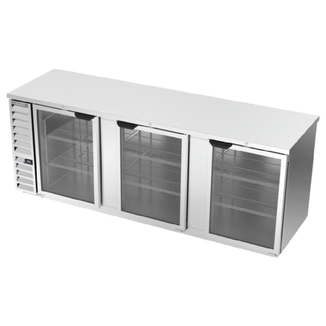 Beverage Air BB94HC-1-G-S Refrigerated Back Bar Storage Cabinet Three-section