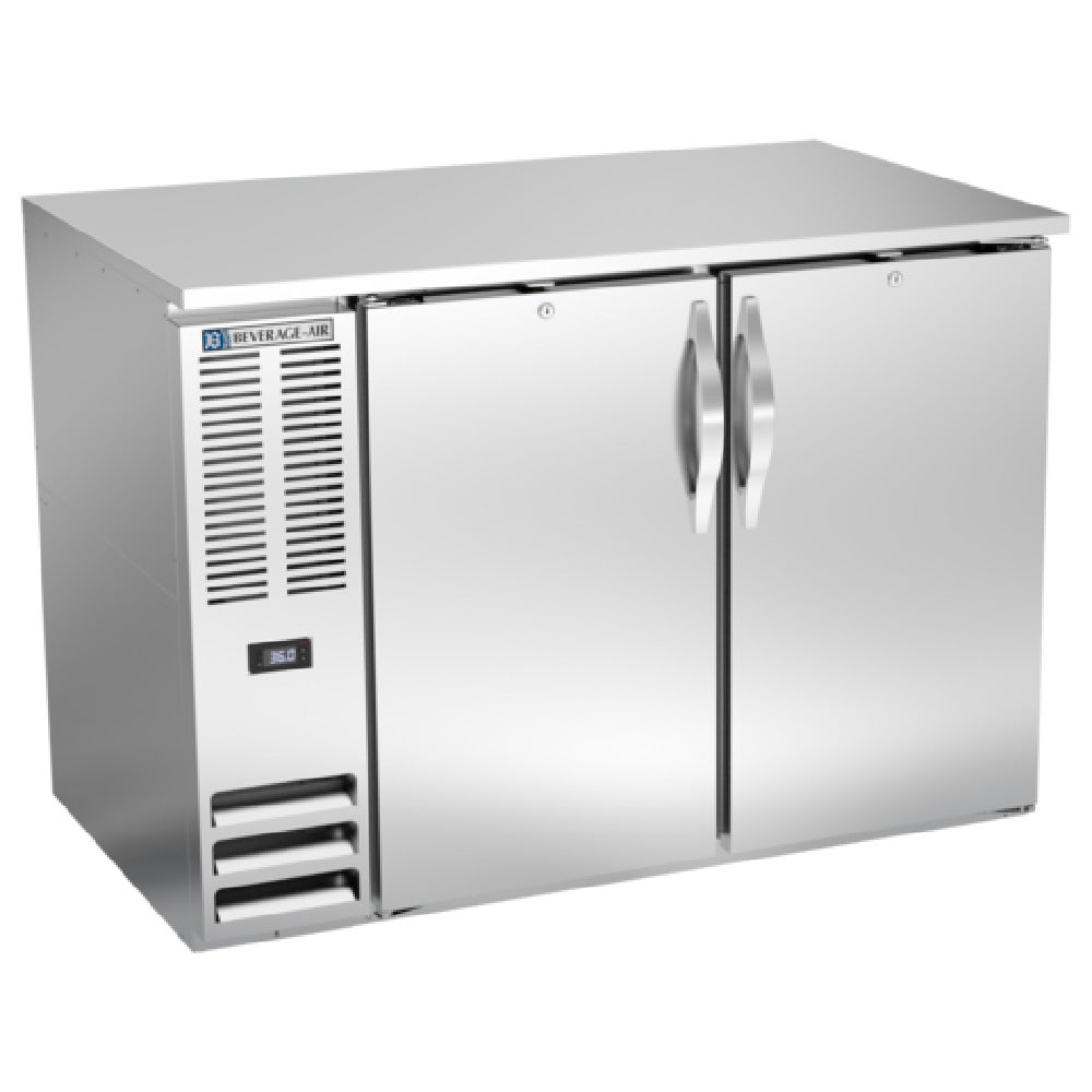 Beverage Air BB48HC-1-F-S - Refrigerated Food Rated Back Bar Storage Cabinet, Two-section