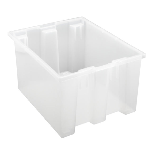 Quantum SNT190CLCS - Stack And Nest Tote, 19-1/2"W X 15-1/2"D X 10"H, Heavy Duty