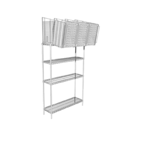 Eagle TSP1448Z Pizza Carry-Out Workstation 48"W X 33"D X 98"H (4) 14"D Wire Shelves