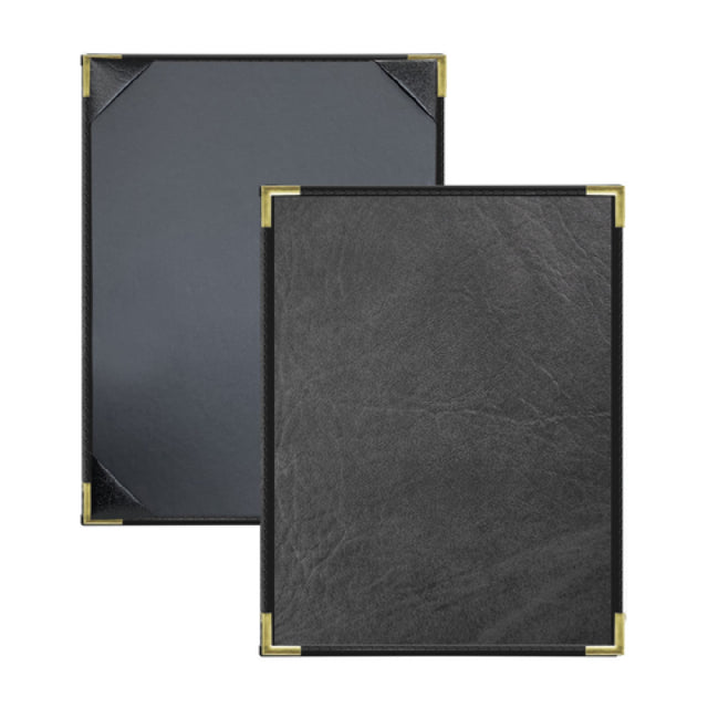 Risch SEVDX-1V 8.5X11 Seville Deluxe Hardback Antibacterial/antimicrobial Faux-leather Menu Cover (specify Color)
