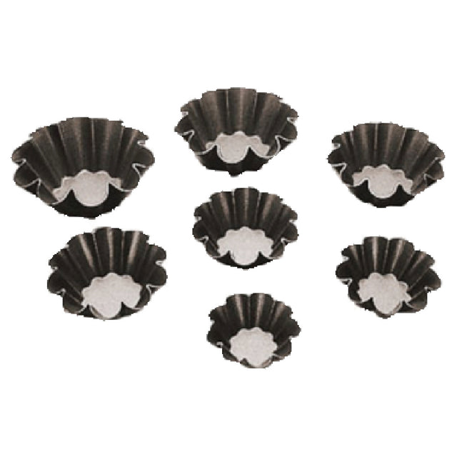 Paderno 47724-10 Brioche Mold 4" Dia. X 1-1/2"H Fluted