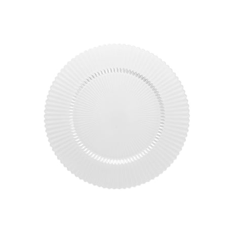 Fortessa ARCHIE.CL.13 Archie Clear Glass Charger Plate 12.8" Dia. Dishwasher Safe (12 Each Per Case)