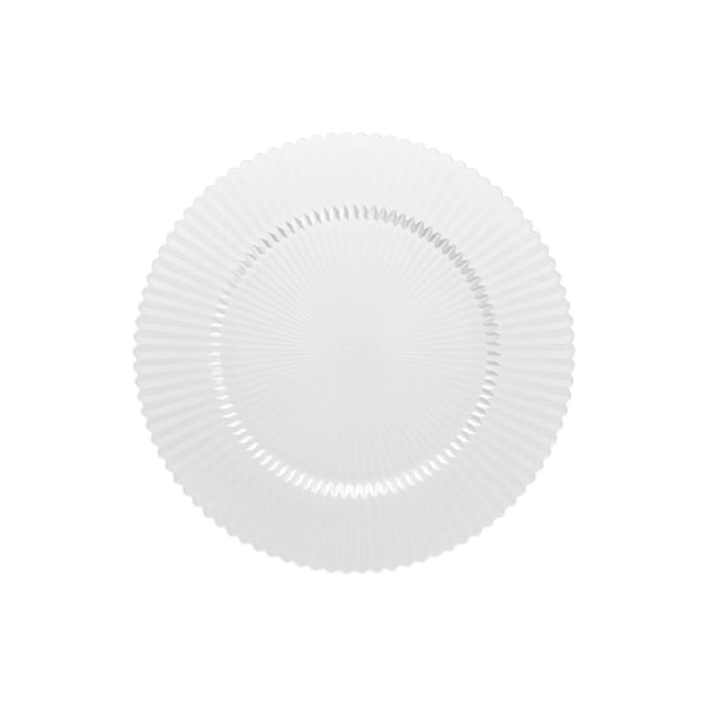Fortessa ARCHIE.CL.13 Archie Clear Glass Charger Plate 12.8" Dia. Dishwasher Safe (12 Each Per Case)