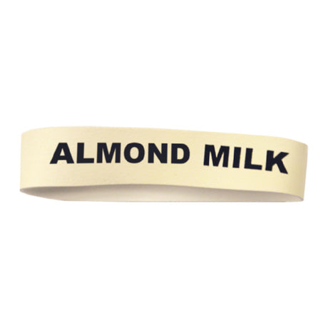 Service Ideas FBALMONDMILK Service Ideas Flavor Band Rubber Band Almond Milk White