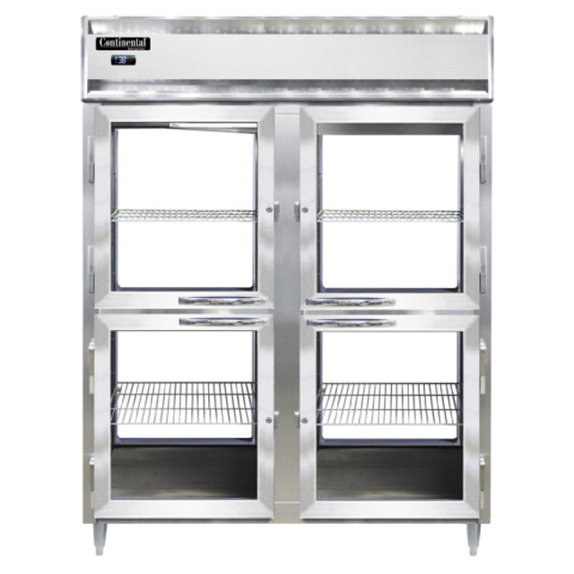 Continental Refrigerator D2RENPTHD-GD-GD Designer Line Wide Refrigerator 52 Cu. Ft. Capacity