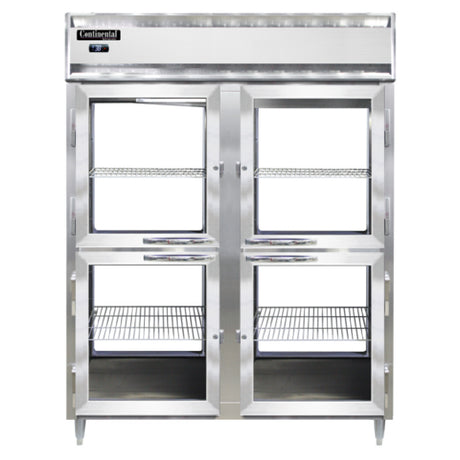 Continental Refrigerator D2RENSAPTHD-GD-GD Designer Line Wide Refrigerator 52 Cu. Ft. Capacity