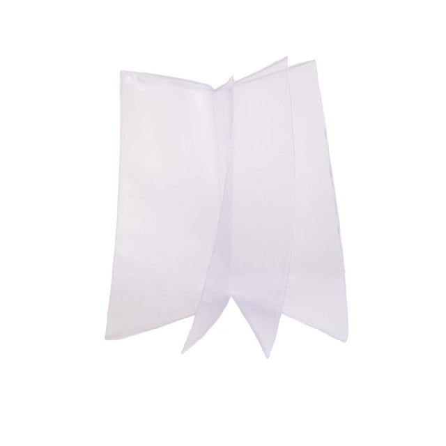 Risch 81 8.5X11 Clear Vinyl Menu Cover 8-1/2" X 11" Quad Pocket