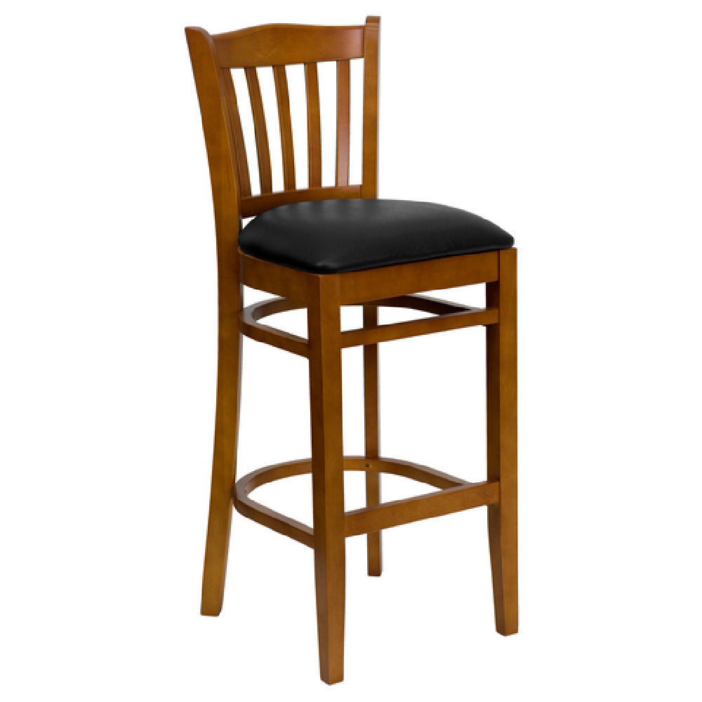 Flash Furniture XU-DGW0008BARVRT-CHY-BLKV-GG Hercules Series Restaurant Bar Stool