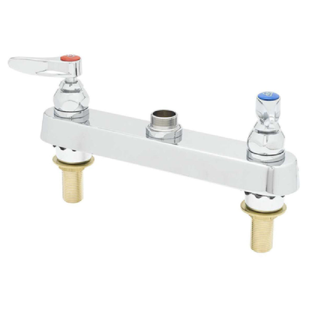 T&S Brass B-1120-XS-LNM Workboard Faucet (Less Nozzle) Deck Mount With 8" Centers