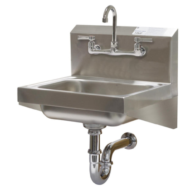 Advance Tabco 7-PS-57 Hand Sink Wall Mounted 14" Wide X 10" Front-to-back X 5" Deep Bowl