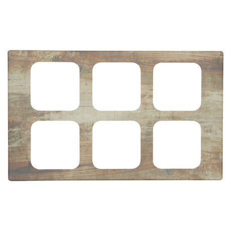 Hubert 94191 - Cold Tile, For 1/6-size Contemporary & Curveware Pans, 6-compartment