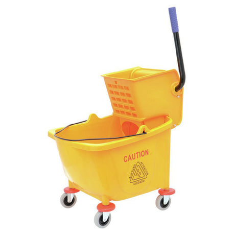 Hubert 47315 - Mop Bucket & Wringer, 34 Qt. Bucket, Side Press Wringer
