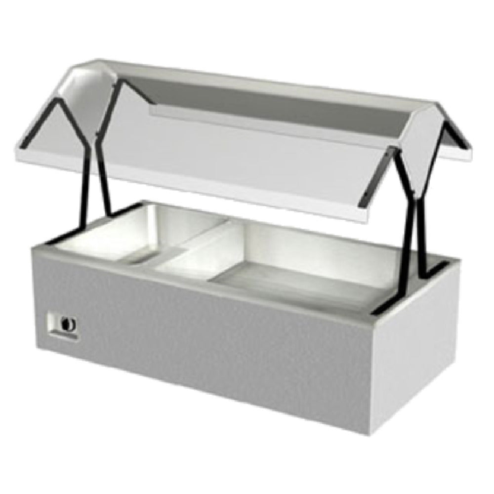 Duke TAH-2H2C_217113 EconoMate™ Combination Hot/Cold Table Top Buffet 58-3/8"W