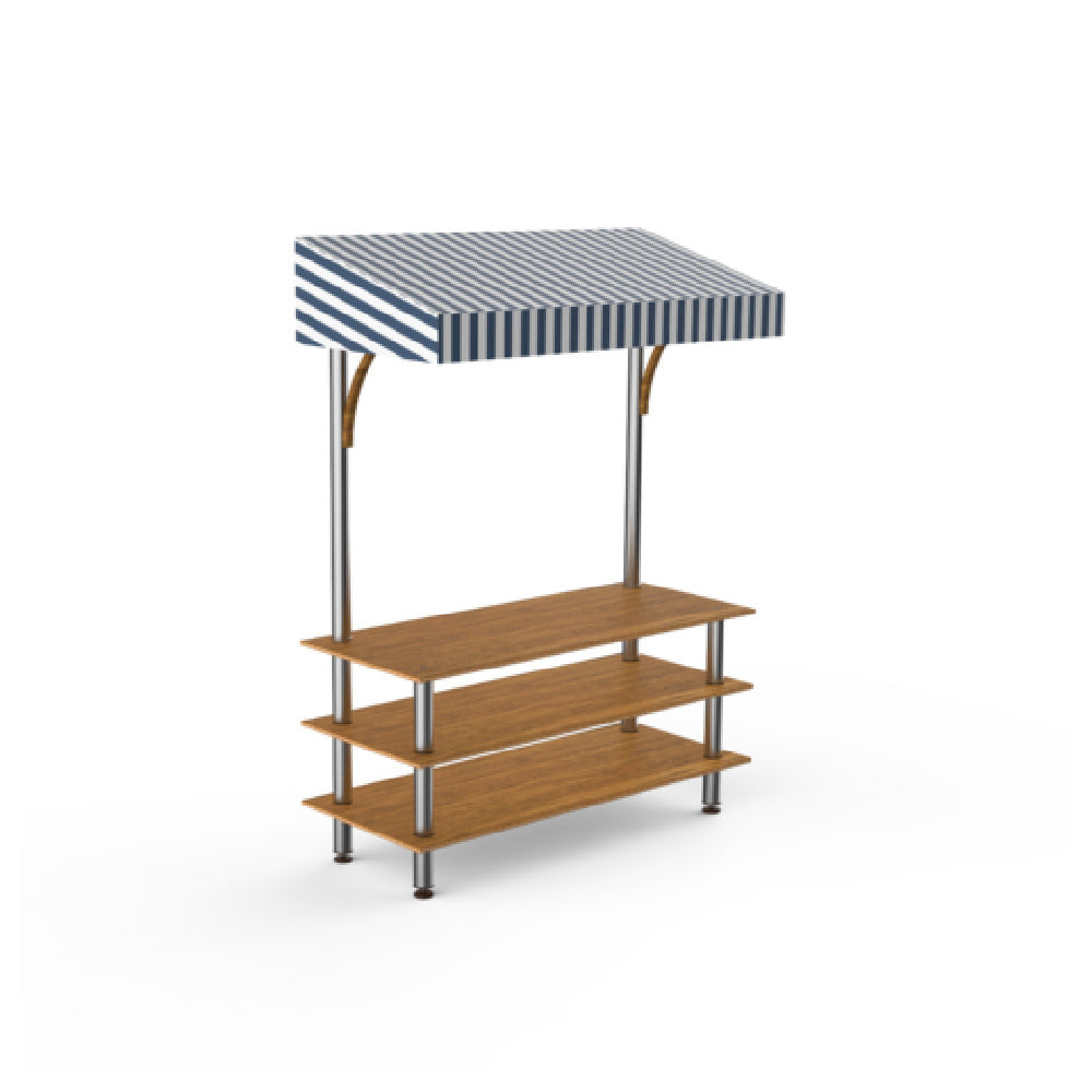 Steelite MGCMLB10BSWF - Classic Canopy Station, 130.0" X 35.0" X 95.5", Modular