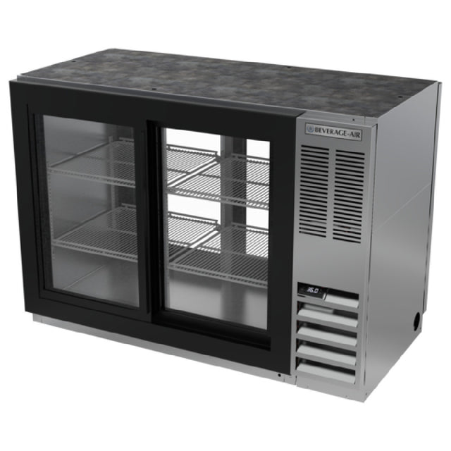 Beverage Air BB48HC-1-GS-F-PT-S Refrigerated Pass-Thru Food Rated Back Bar Storage Cabinet