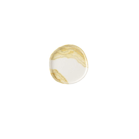 Churchill China TDGDOW261 - Gold Organic Walled Plate, 10 1/2", Ceramic