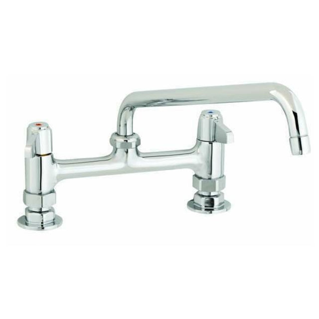 T&S Brass 5F-8DLS10A Equip Faucet 8" Deck Mount