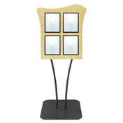 Hubert 29837 - Menu Board, 4-pocket, Floor Stand