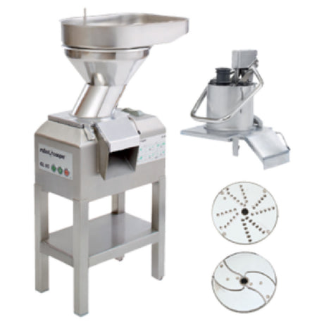 Robot Coupe CL60E2FEEDHEADS E-Series Commercial Food Processor Includes: Vegetable Prep Attachment With Automatic Feedhead & Pusher Feedhead