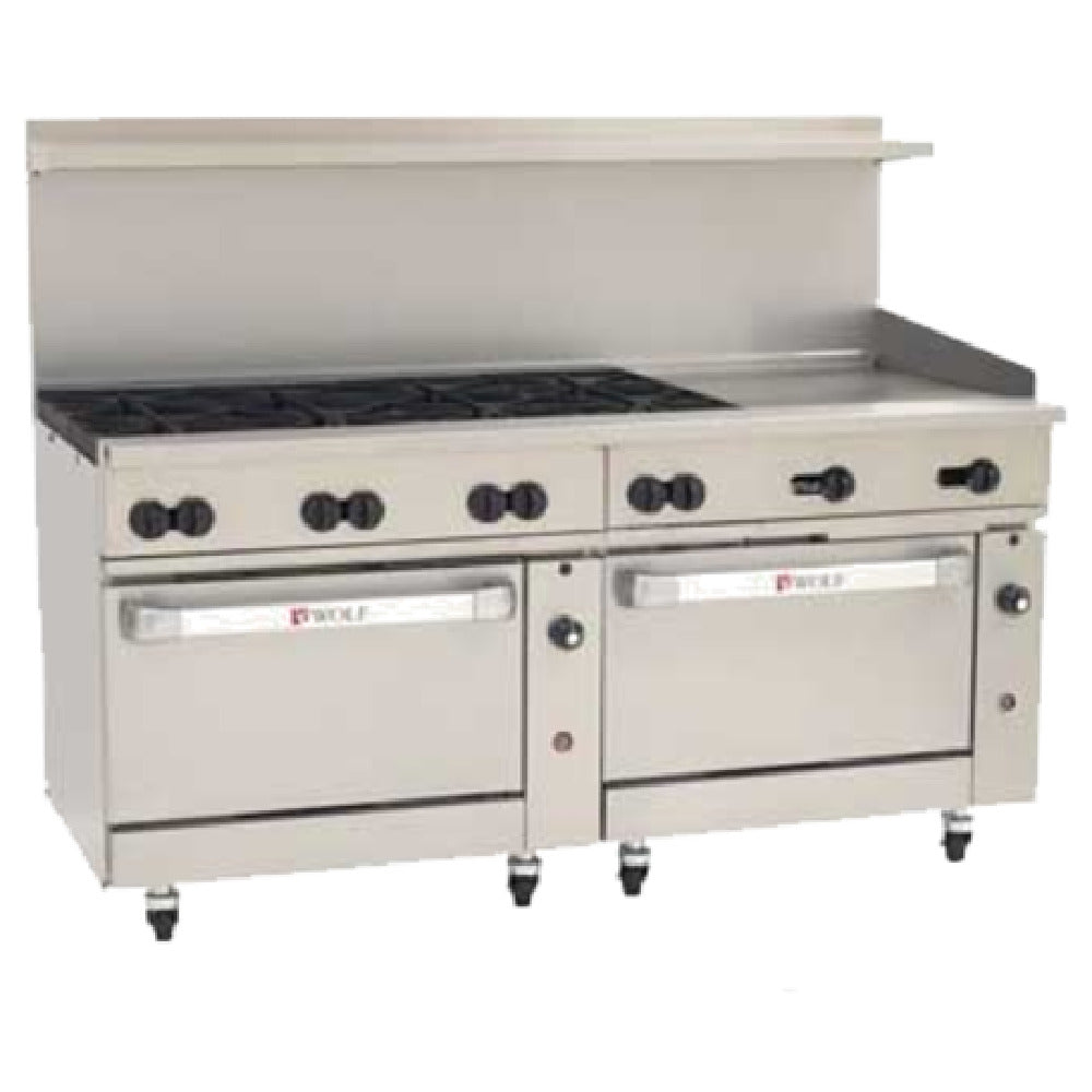 Wolf C72SC-8B24G_LP Challenger XL™ Restaurant Range 72" Gas