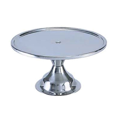 Admiral Craft CS-13 Cake Stand 13-1/2" Dia. X 7-1/2" High Stainless Steel