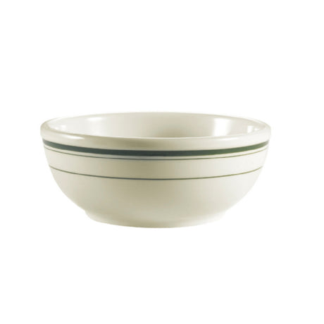 CAC China GS-24 Greenbrier Nappie Bowl 10 Oz. 5-1/4" Dia. X 1-3/4"H