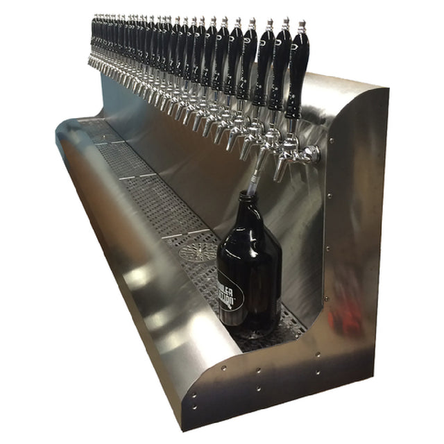 Perlick 3076-6 Modular Draft Beer Dispensing Tower Wall Mount 18“W X 22-3/4” H