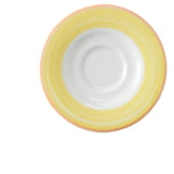 GET Enterprises PA1600900324 Tea/Bouillon Saucer 6-1/2" Dia. Round