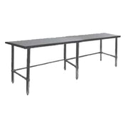 GSW USA WT-P2496B Premium Work Table 96"W X 24"D X 35"H 16/304 Stainless Steel Top