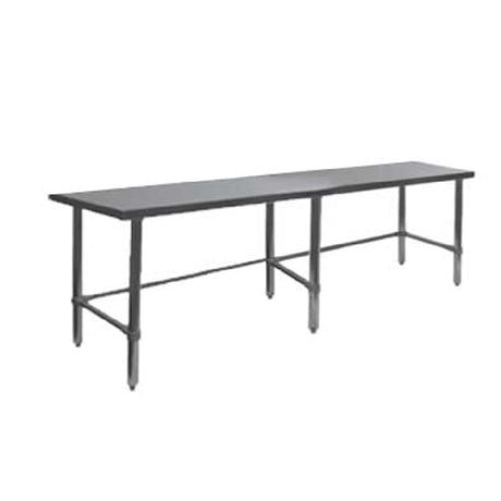 GSW USA WT-P2484B Premium Work Table 84"W X 24"D X 35"H 16/304 Stainless Steel Top