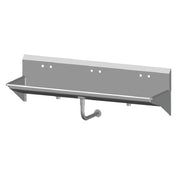 SPG MSHS-5 - Universal Stainless Multi-Station Hand Sink, Wall Mount, 60" X 20" Front-to-back