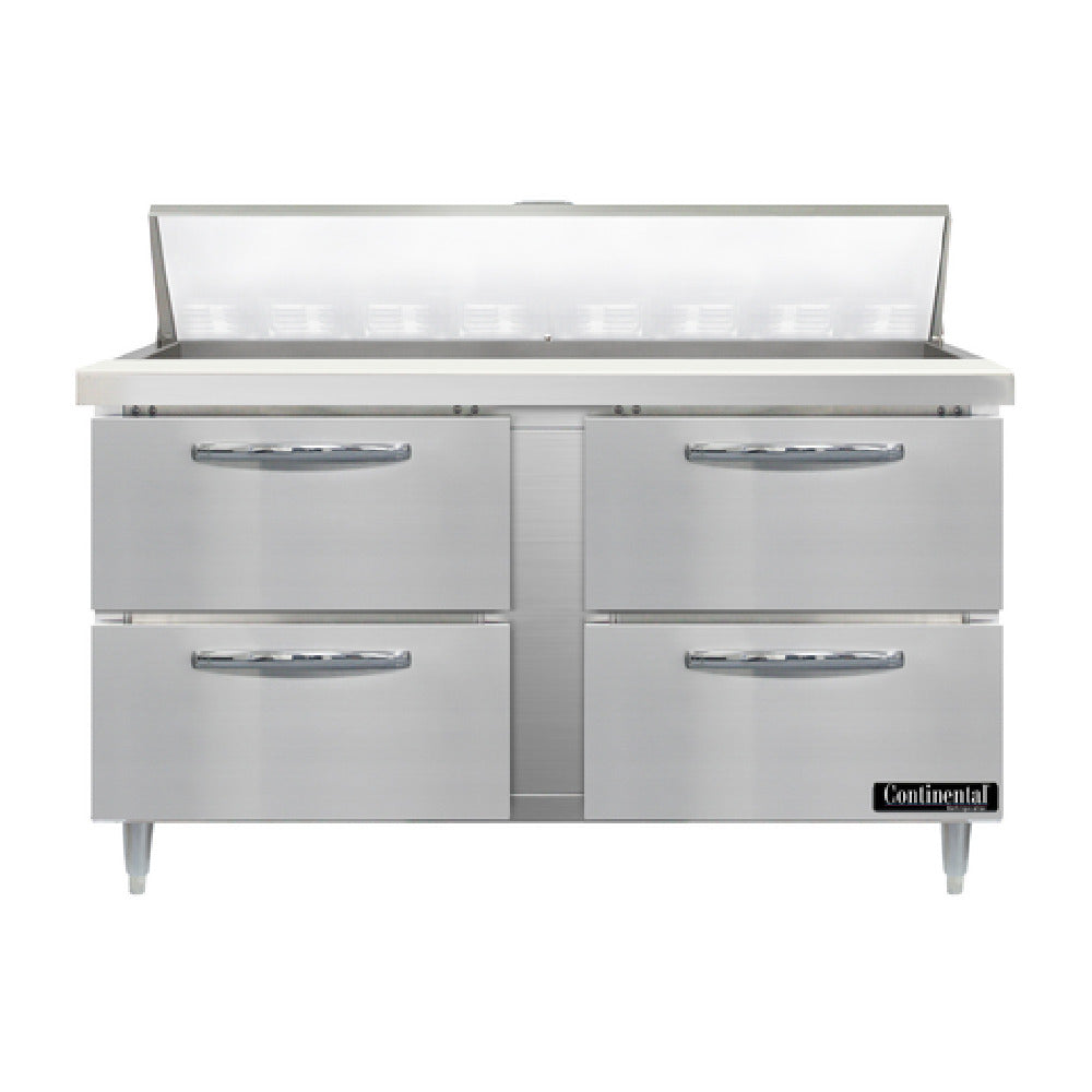 Continental Refrigerator D60N16-D Designer Line Sandwich Unit 60"W Two-section