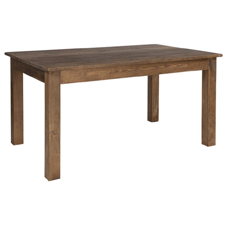 Flash Furniture XA-F-60X38-GG Farm Dining Table 60"W X 38"D X 30"H Rectangular