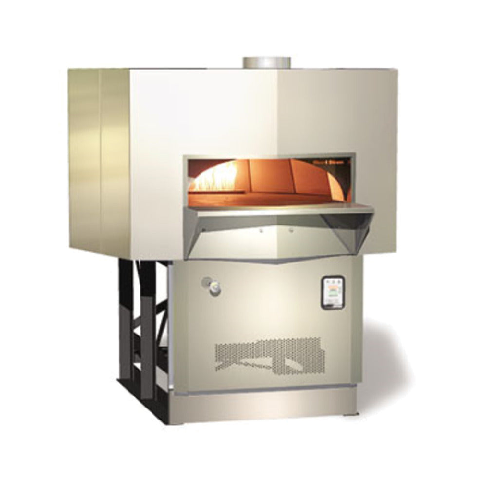 Wood Stone WS-MS-6-RFG-IR Mt. Baker Stone Hearth Oven Radiant Gas Flame In Dome And Infrared Burner Under Hearth