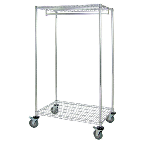 Quantum WRCGR-63-2436 Wire Garment Rack Mobile 36"W X 24"D X 69"H