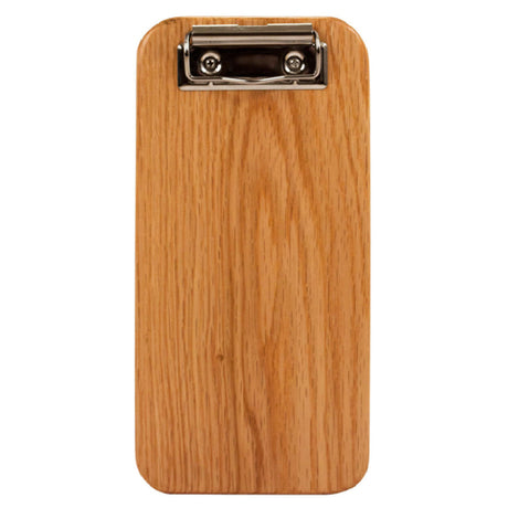 Risch COUNTRYBOARD-CHECK 4.5X9 OAK Country Check Presenter Clip Board 4-1/2" X 9"