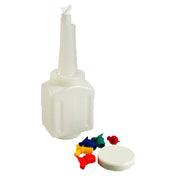 Franklin Machine Products 280-1554 Bottle (48 Oz. Square With Lid Neck Spout)