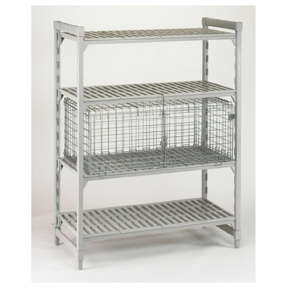 Cambro CSSC244818000 Camshelving® Security Cage 25-1/4"W X 42-1/2"L X 18"H