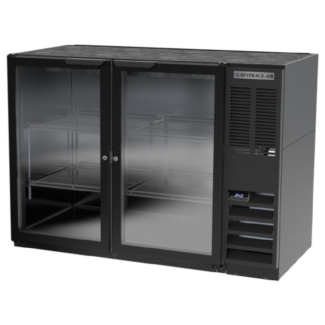 Beverage Air BB48HC-1-G-B Refrigerated Back Bar Storage Cabinet Two-section 48"W