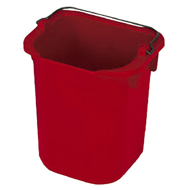 Rubbermaid 1857375 - Executive 5 Quart Pail, Heavy Duty, Red